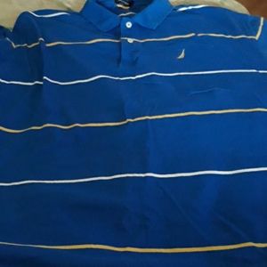 SHORT SLEEVE Strip ((( Nautica ))) Polo Shirt!!!